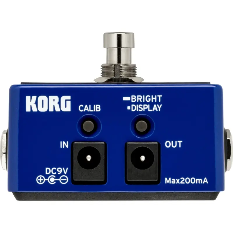 Korg Pitchblack X Blue Chromatic Pedal Tuner 