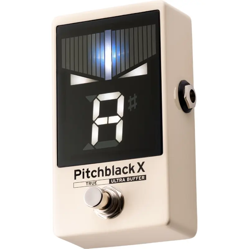 Korg Pitchblack X Cream Chromatic Pedal Tuner 
