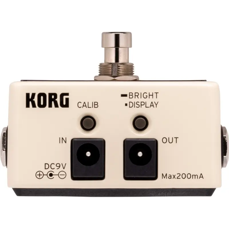 Korg Pitchblack X Cream Chromatic Pedal Tuner 