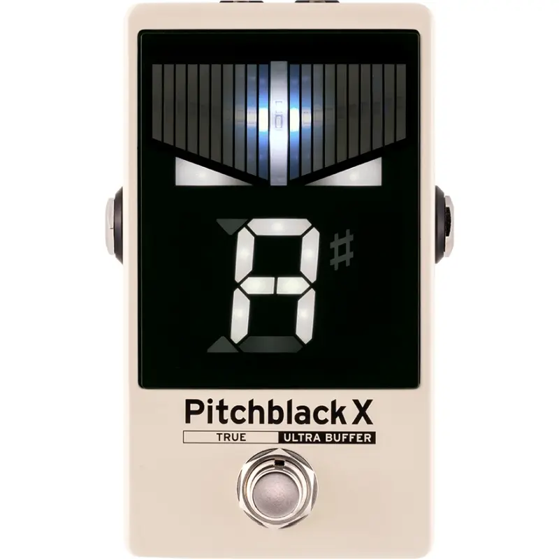 Korg Pitchblack X Cream Chromatic Pedal Tuner 