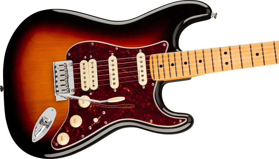 Fender Player II Mod. Stratocaster HSS MN, 3-Color Sunburst 
