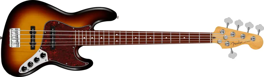 Fender Player II Mod. Active Jazz Bass V RW, 3 Tone Sunburst 