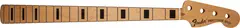 Fender Precision Bass Neck 20 Med. Jumbo Frets, Block Inlay, Maple