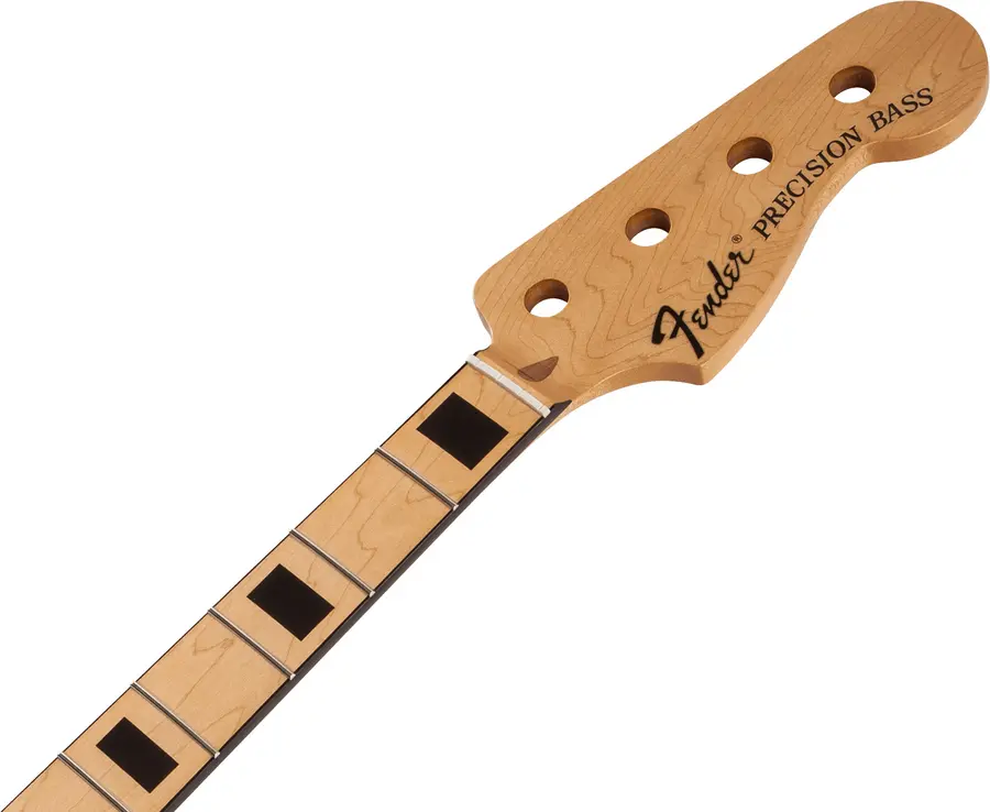 Fender Precision Bass Neck 20 Med. Jumbo Frets, Block Inlay, Maple 