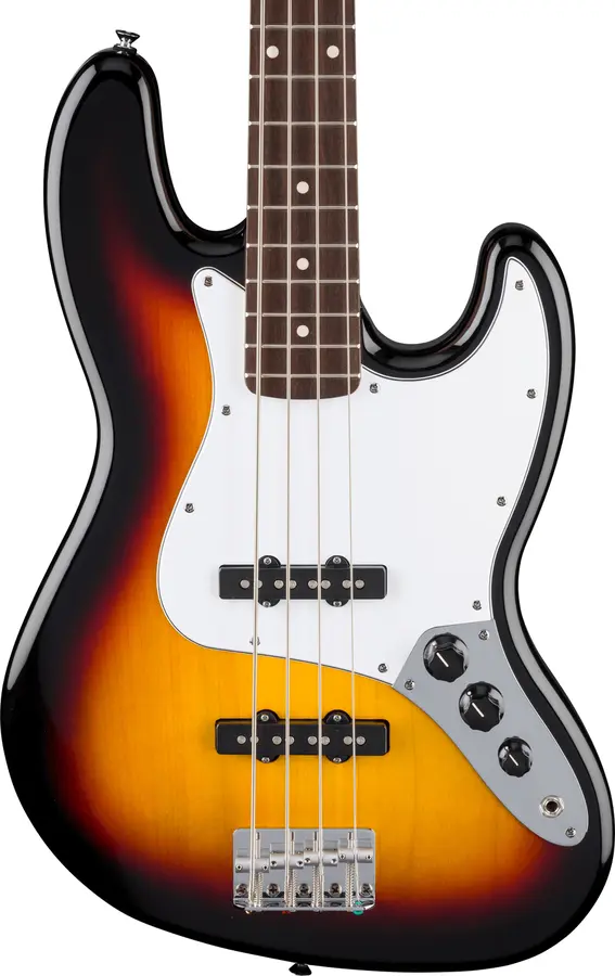 Fender Standard Jazz Bass IL, White Pickguard, 3-Color Sunburst 
