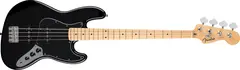 Fender Standard Jazz Bass MN, Black Pickguard, Black
