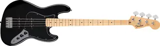 Fender Standard Jazz Bass MN, Black Pickguard, Black