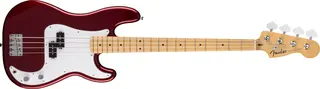 Fender Standard Precision Bass MN, White Pickguard, Candy Cola