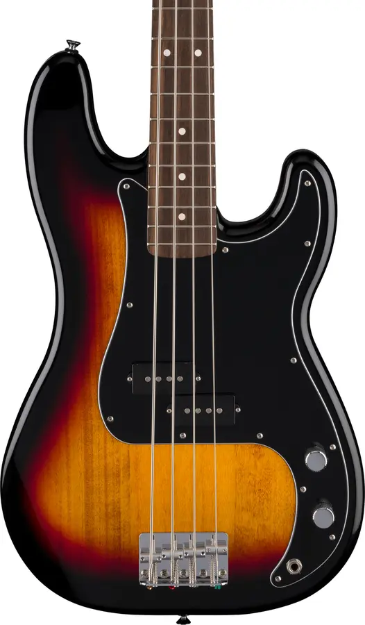 Fender Standard Precision Bass IL, Black Pickguard, 3-Color Sunburst 
