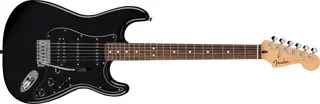 Fender Standard Stratocaster HSS IL, Black Pickguard, Black