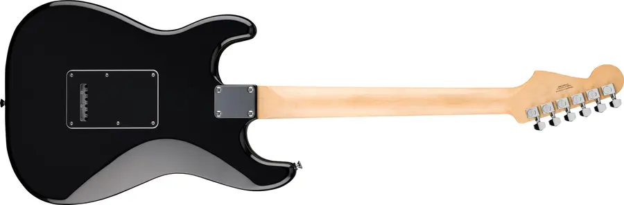 Fender Standard Stratocaster HSS IL, Black Pickguard, Black 