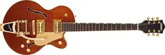 Gretsch Electromatic LTD Broadkaster Jr. Flame Okoume, RW, Roundup Orange