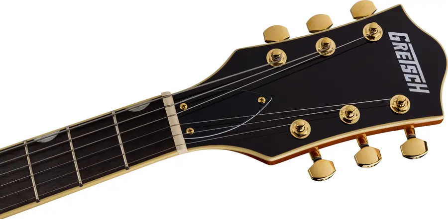 Gretsch Electromatic LTD Broadkaster Jr. Flame Okoume, RW, Roundup Orange 