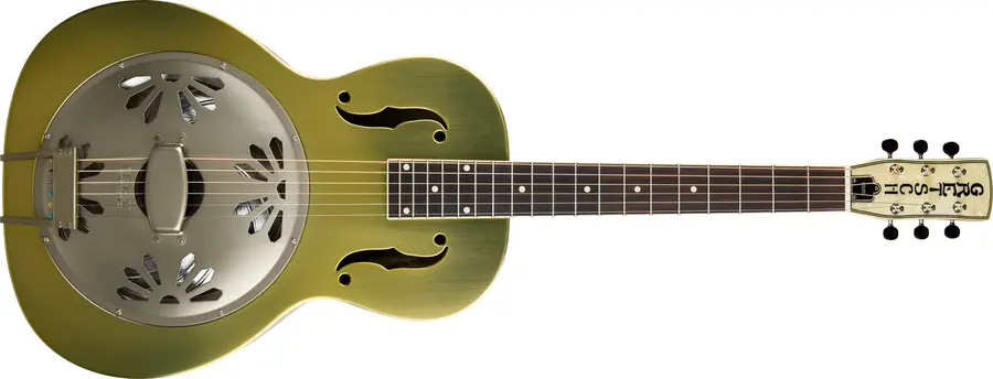 Gretsch G9202 Honey Dipper Special Round-Neck, Padauk FB, Bell Bronze 