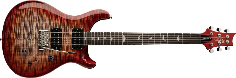 PRS SE Custom 24 Charcoal Cherryburst 
