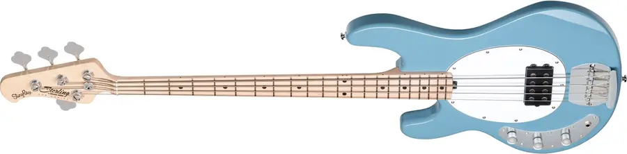 Sterling By Music Man StingRay 4 Lefthand, Chopper Blue 