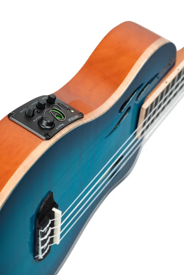 Ortega RTPX-U-FMA Tenor ukulele med mik, Tourplayer 