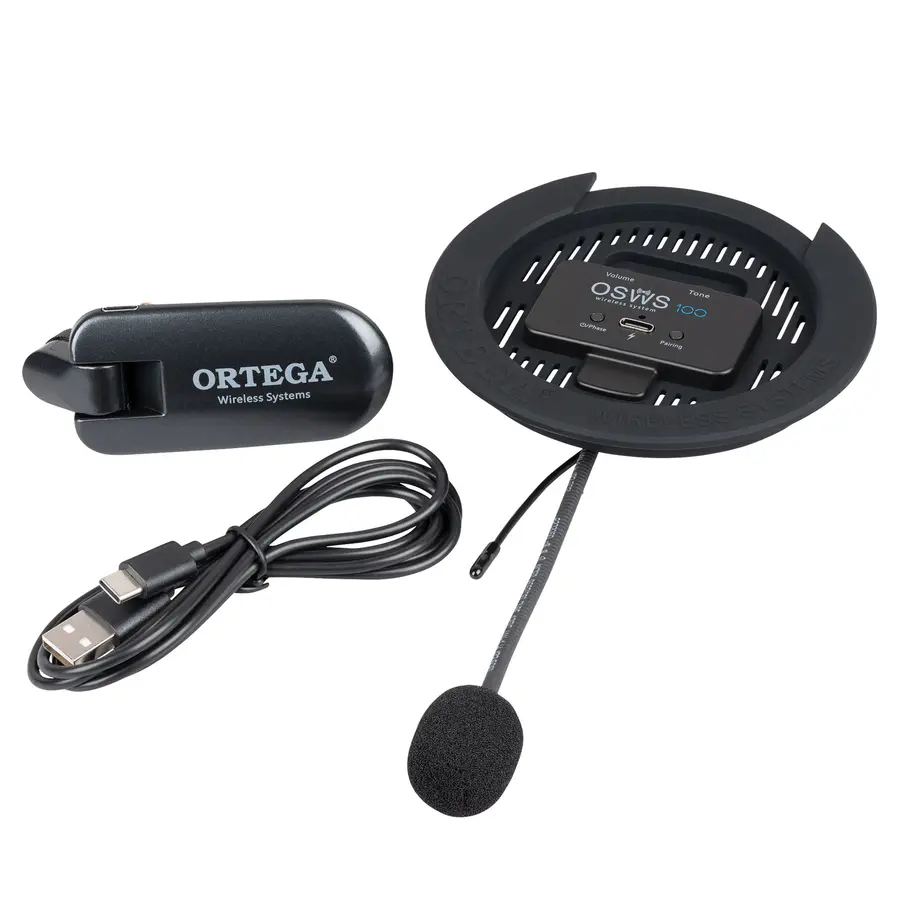Ortega OSWS100 Digitalt trådløst system for akustisk gitar (stålstrenger) 