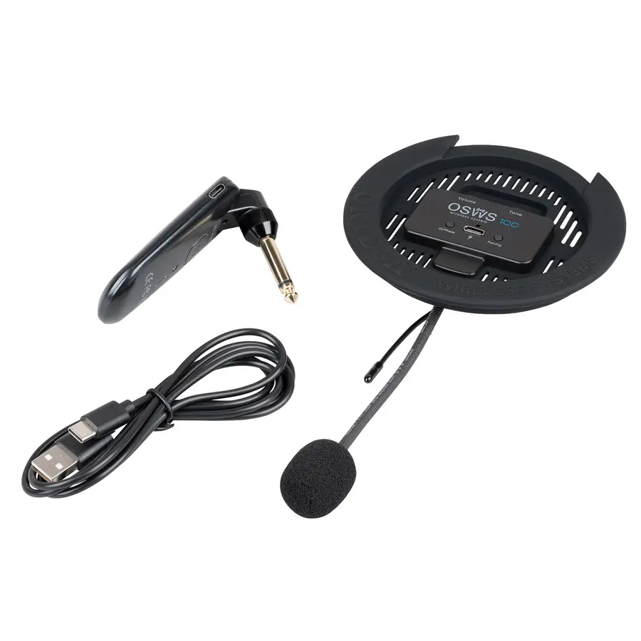 Ortega OSWS100 Digitalt trådløst system for akustisk gitar (stålstrenger) 