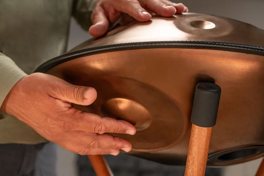 Meinl HPSTL110CU Sensory Handpan Copper, F PYGME, 11 note 
