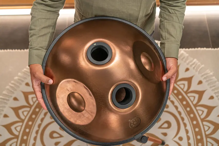 Meinl HPSTL110CU Sensory Handpan Copper, F PYGME, 11 note 