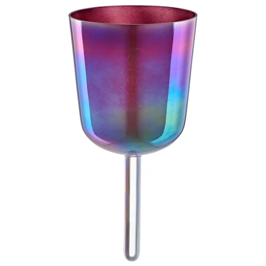 Meinl ESOLCSB417 Crystal Singing Bowl Essence Solfeggio  RE 417 Hz 