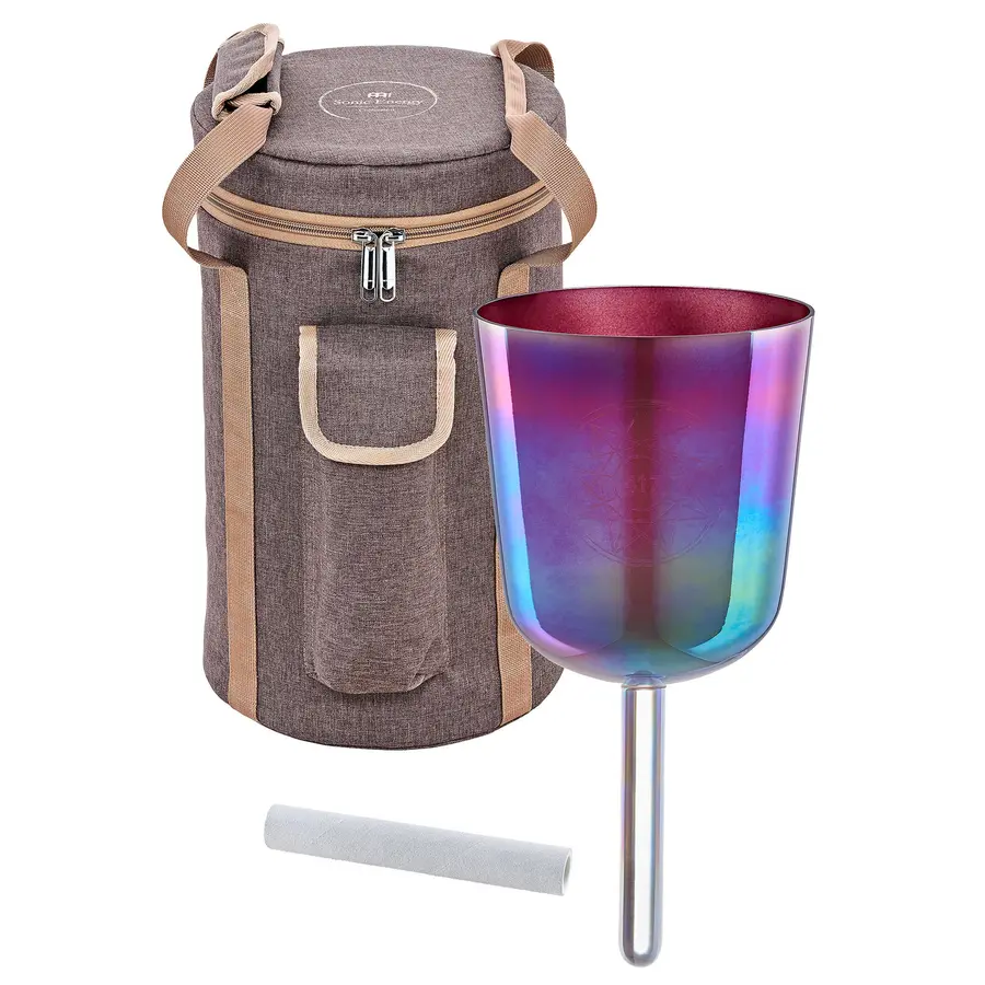 Meinl ESOLCSB417 Crystal Singing Bowl Essence Solfeggio  RE 417 Hz 