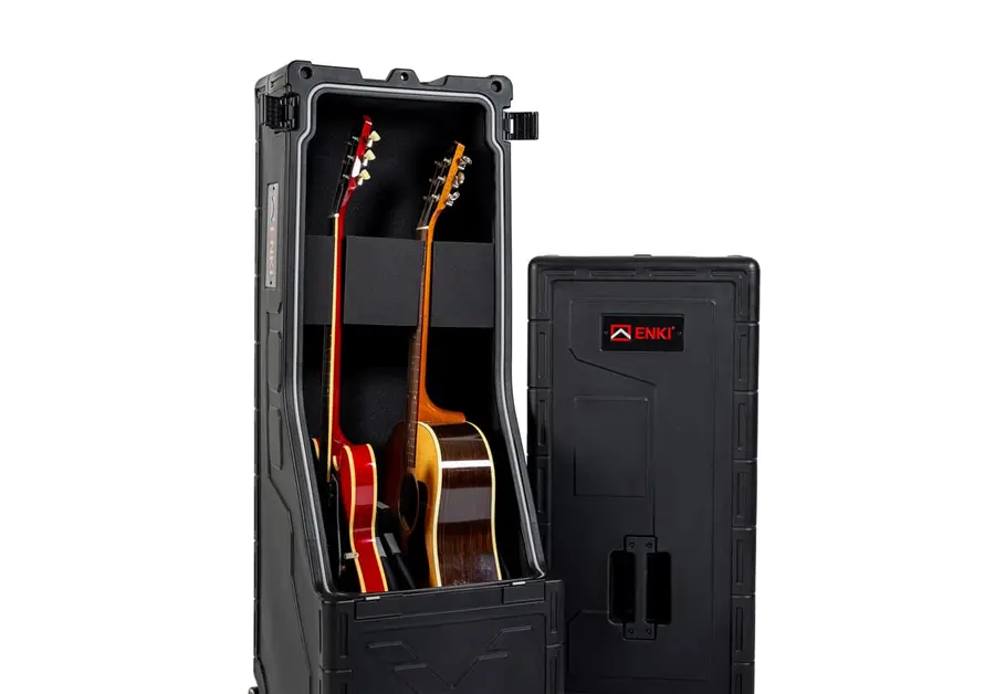 ENKI X-3 Electric/Acoustic Guitar Case Black 