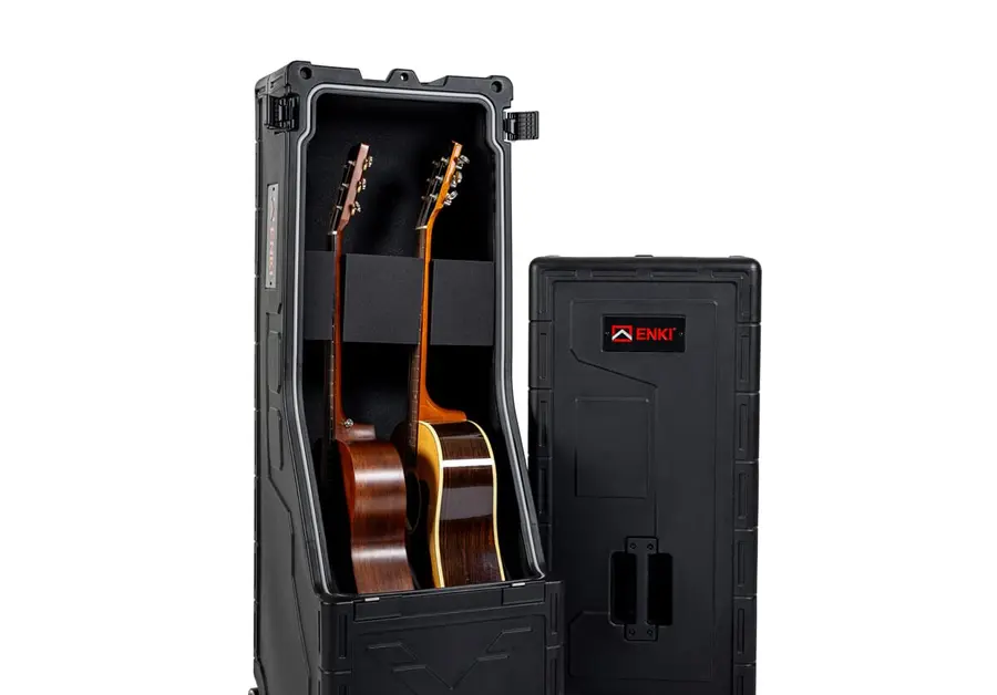 ENKI X-3 Electric/Acoustic Guitar Case Black 