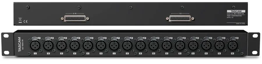 Tascam BO-16DX/IN Breakout Box med 16 balansert In XLR(F) 