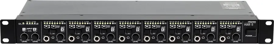 Algam Audio HAR-8 8-kanals hodetelefonforsterker 