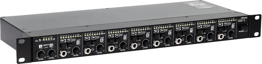 Algam Audio HAR-8 8-kanals hodetelefonforsterker 