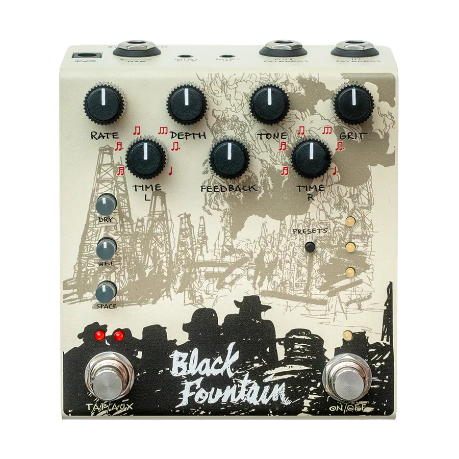 Old Blood Noise Black Fountain Stereo Cream finish 