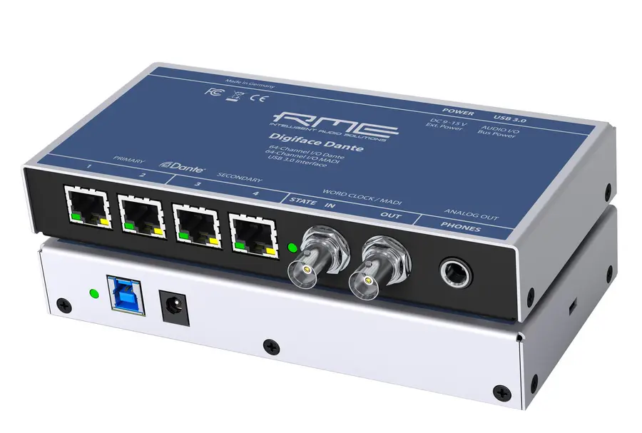 RME Digiface DANTE Lydkort 64x DANTE og 64x MADI USB 3 interface 
