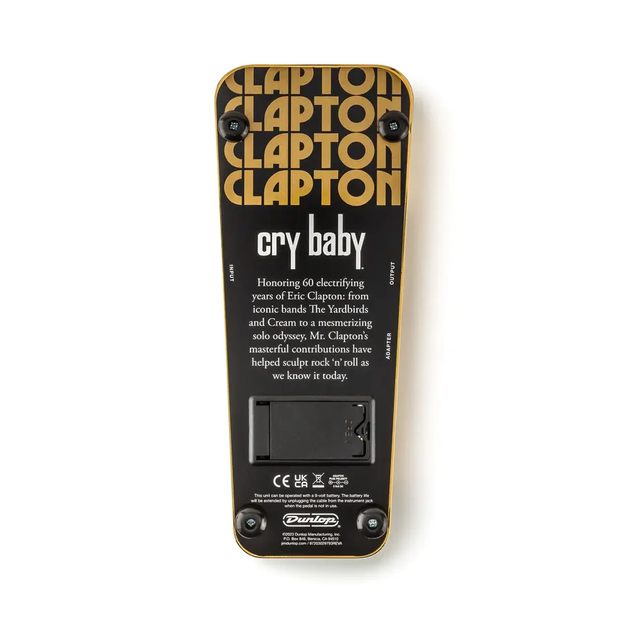 Dunlop EC95 Eric Clapton Cry Baby Wah 