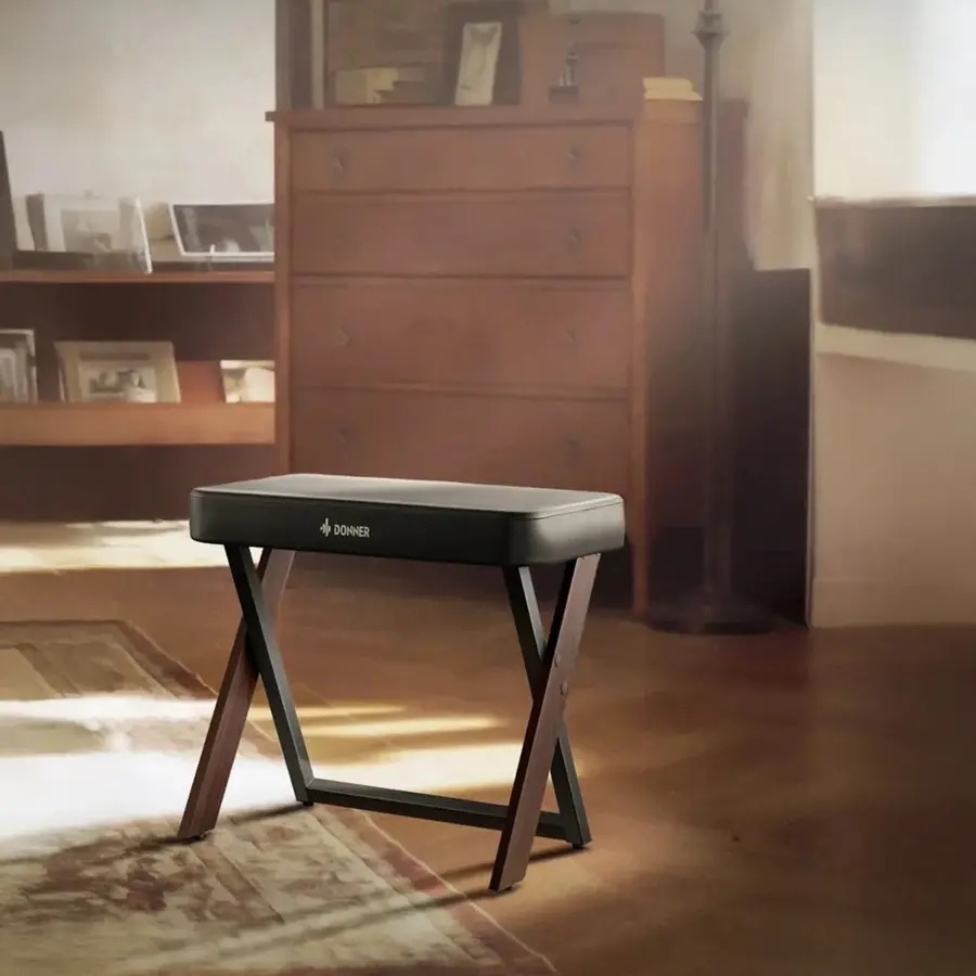 Donner DKB-300 Pianokrakk Walnut 