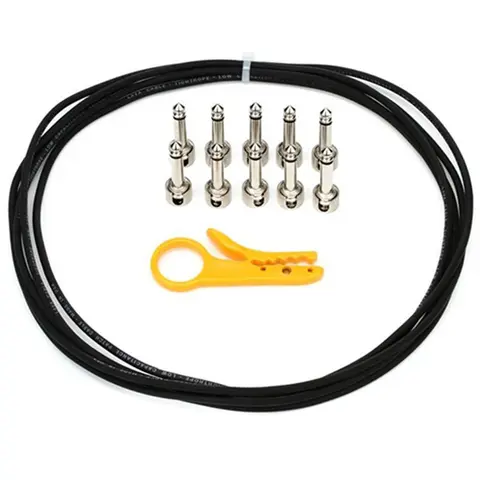 Lava Cable TightRope Loddefritt Kit 10' kabel, 10 R/A plugger, BLACK