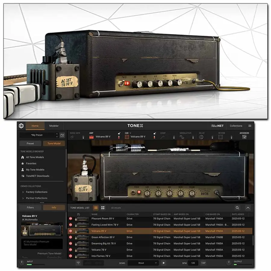 IK Multimedia ToneX Signature Collection Brown Sound [Download] 