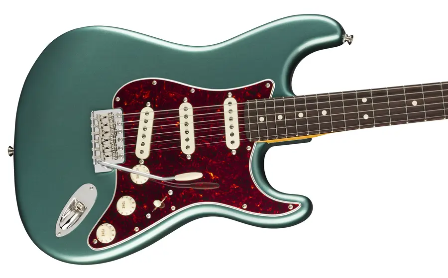 Fender Am Pro Classic Stratocaster Faded Sherwood Green Metallic, RW 