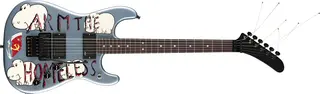Fender Tom Morello Stratocaster Arm The Homeless, Blue Ice Metallic, RW