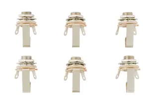 Fender 1/4" 2-Conductor Guitar Output Jack (6-pack)