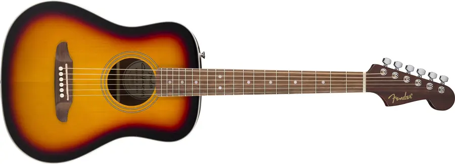 Fender California Standard Redondo Mini with Bag, Spruce Top, 3-Color SB 