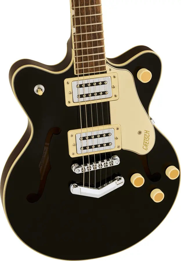 Gretsch G2655 Streamliner Center Block Jr. Double-Cut w/V-Stoptail, IL, Black 