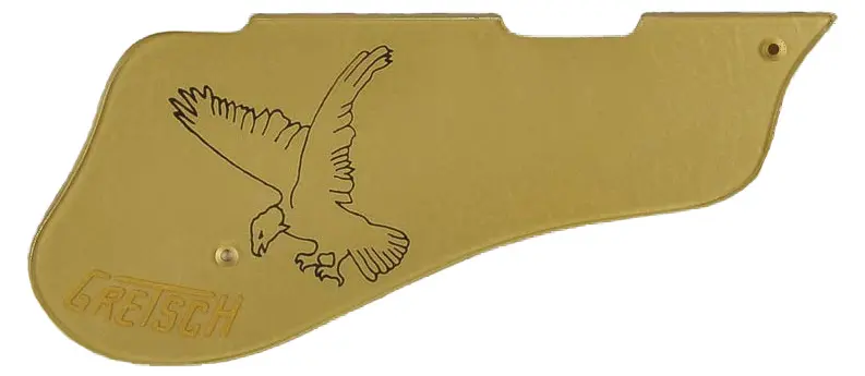 Gretsch Pickguard G6136 White Falcon Cut For Filter'Tron Pickups, Gold 