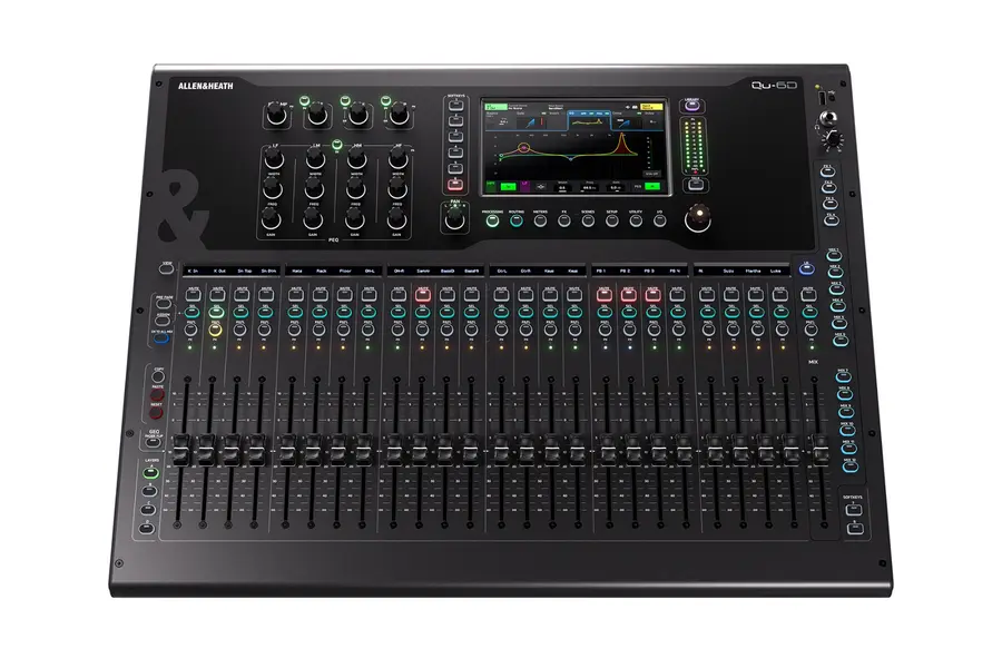 A&H Qu-6D Digitalmikser med Dante 24 Mic/Linje 16+2 Ut 