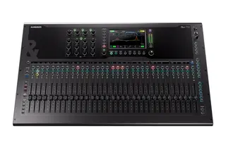 A&amp;H Qu-7D Digitalmikser med Dante 32 Mic/Linje 20+2 Ut