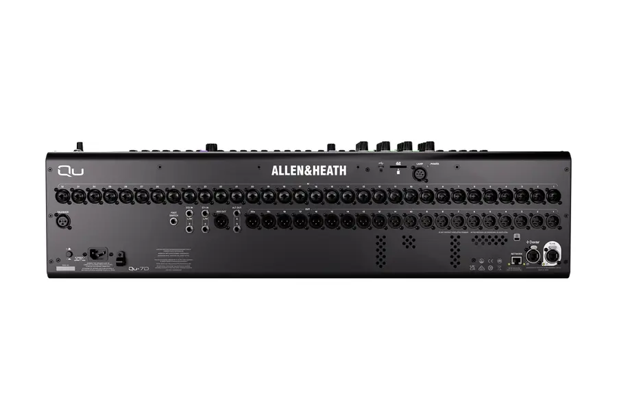 A&H Qu-7D Digitalmikser med Dante 32 Mic/Linje 20+2 Ut 