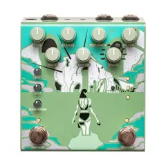 Old Blood Noise Bathing Luminal Delay Pedal in Algae finish