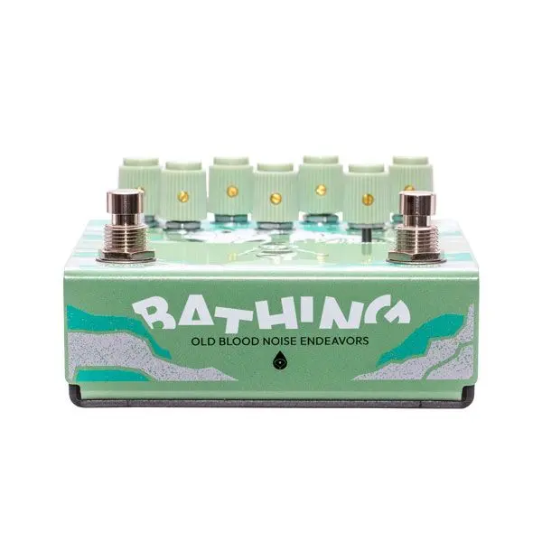 Old Blood Noise Bathing Luminal Delay Pedal in Algae finish 