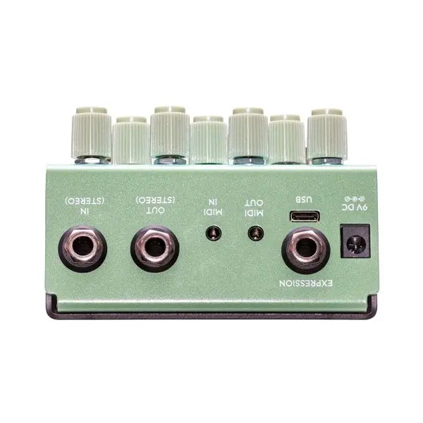 Old Blood Noise Bathing Luminal Delay Pedal in Algae finish 